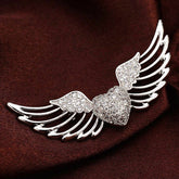 Elegant Brooch Collection: Handmade Pearl Leaf, Angel Wings, Bird & Butterfly Brooches